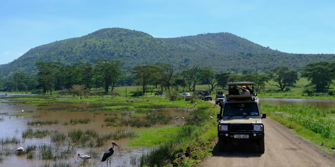 Explore the stunning landscapes and wildlife of Nakuru, Kenya with safari vehicles. Discover African beauty.