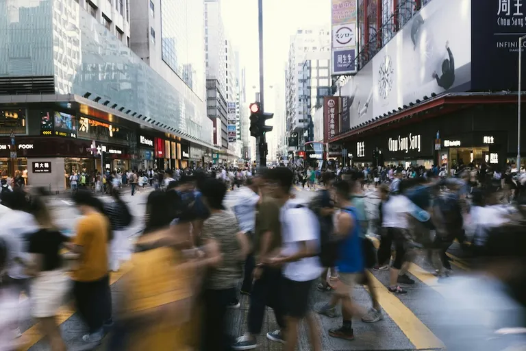 Busy indonesia city scene and ADHD symptoms