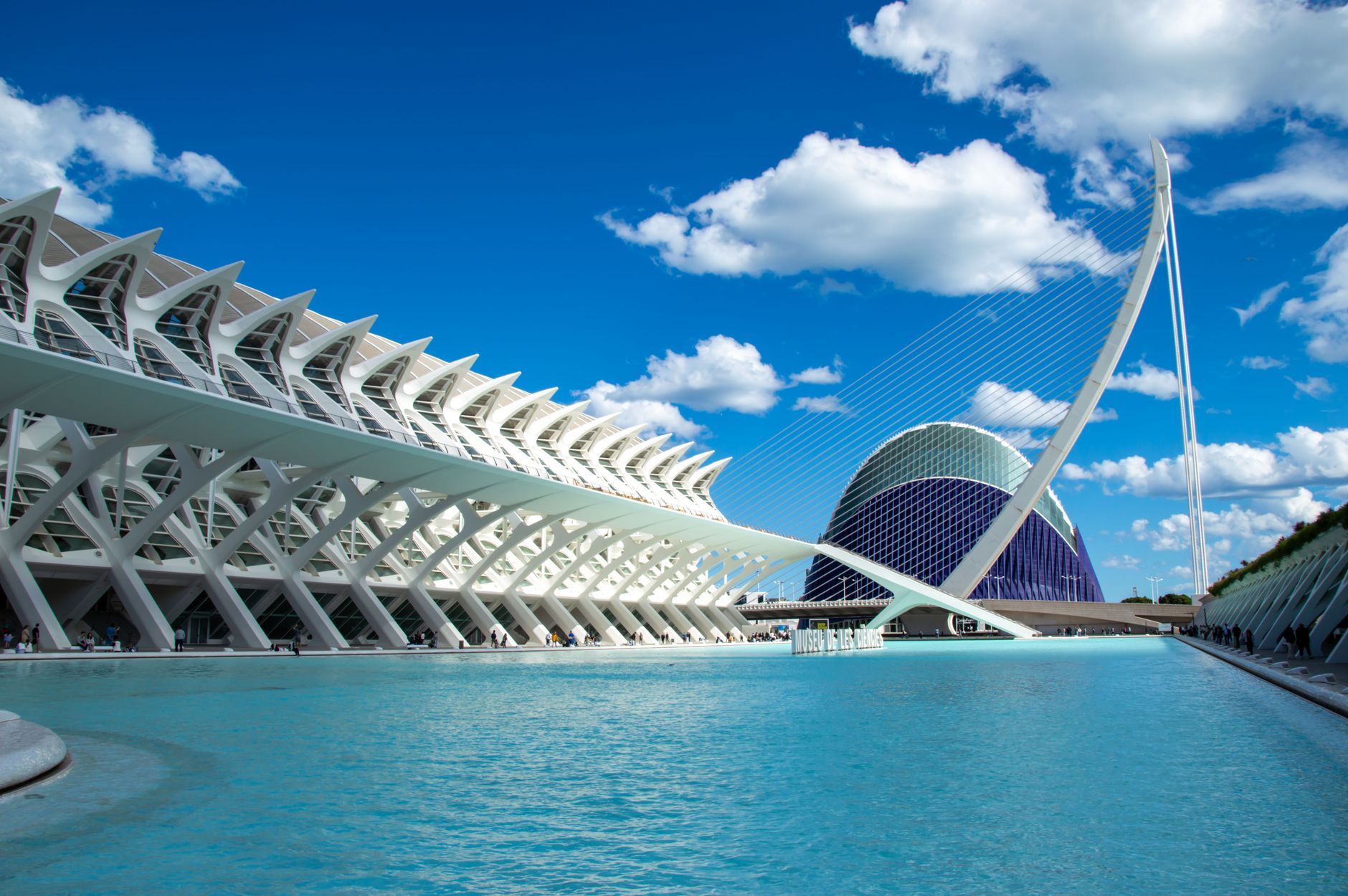 Explore the iconic City of Arts and Sciences in Valencia, showcasing stunning modern architecture and vibrant design.