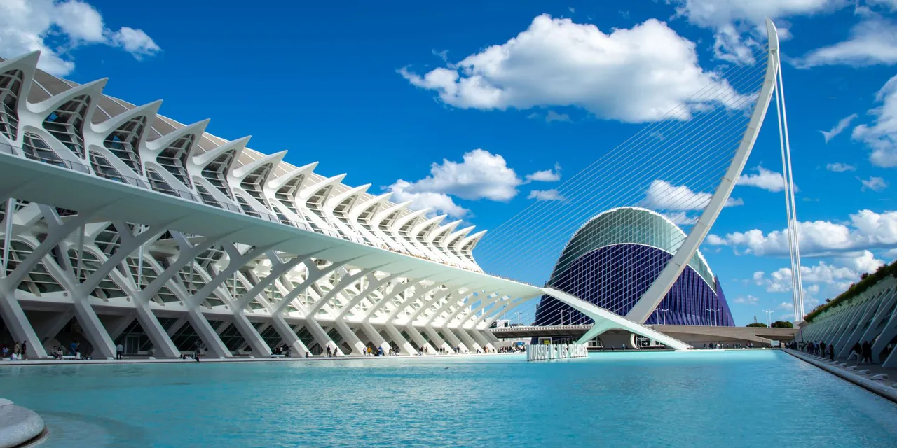 Explore the iconic City of Arts and Sciences in Valencia, showcasing stunning modern architecture and vibrant design.