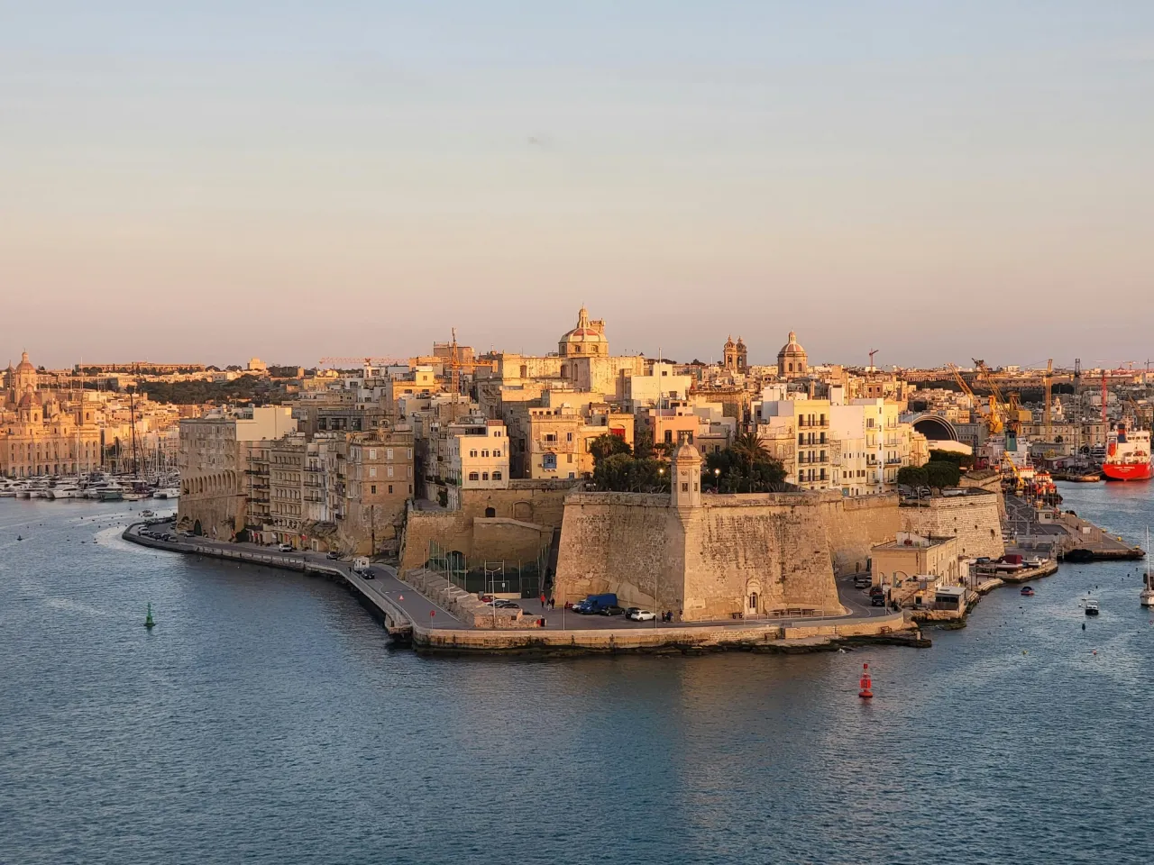 Valletta port in Malta, LGBTQ+ digital nomad haven