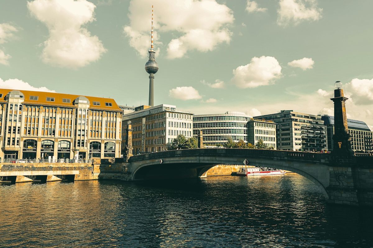 City scene of Berlin, Germany, LGBTQ+ capital for digital nomads