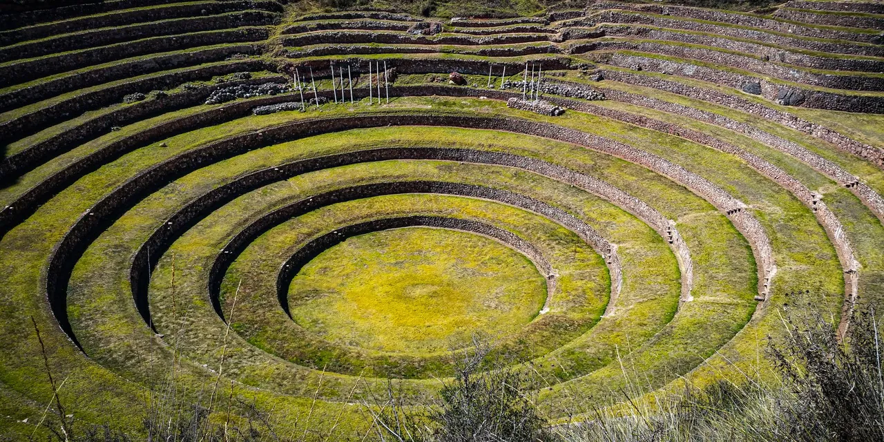 Discover the ancient Inca terraces of Moray, a fascinating archaeological site in Maras, Peru.