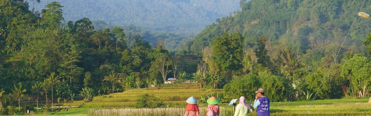Travellers with ADHD in the Indonesian countryside