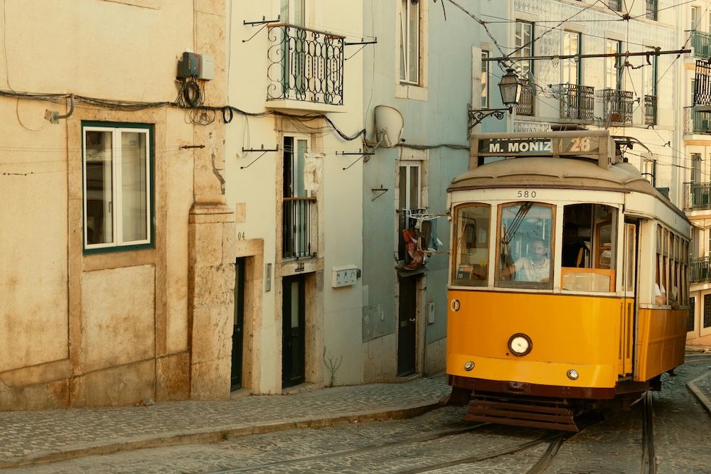 Portugal travelling by tram and with Parkinson's Disease