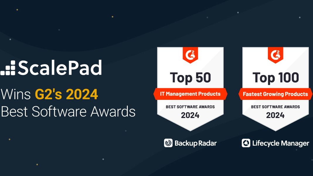 ScalePad Ranks in G2's ScalePad Wins G2's 2024 Best Software Awards
