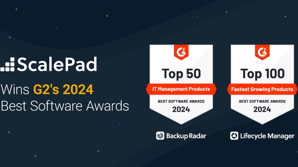 ScalePad Ranks in G2's ScalePad Wins G2's 2024 Best Software Awards