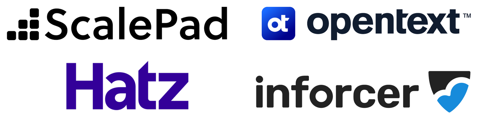 ScalePad, OpenText, Hatz, Inforcer