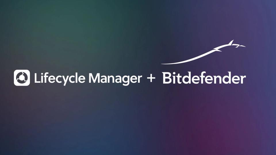 Bitdefender EDR data shown in a client-ready Lifecycle Manager Deliverable