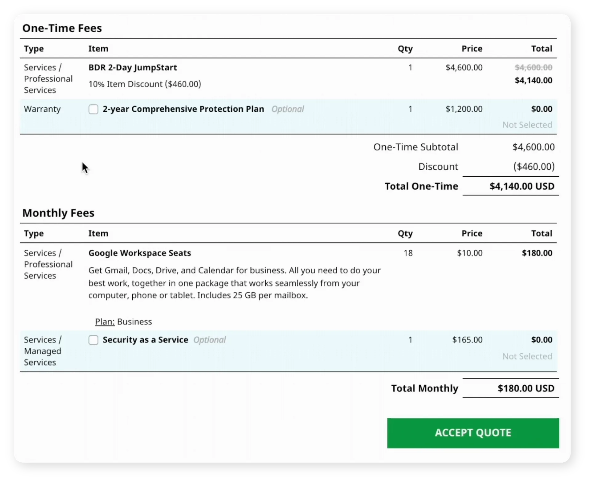 Make complex MSP pricing easier to buy screenshot