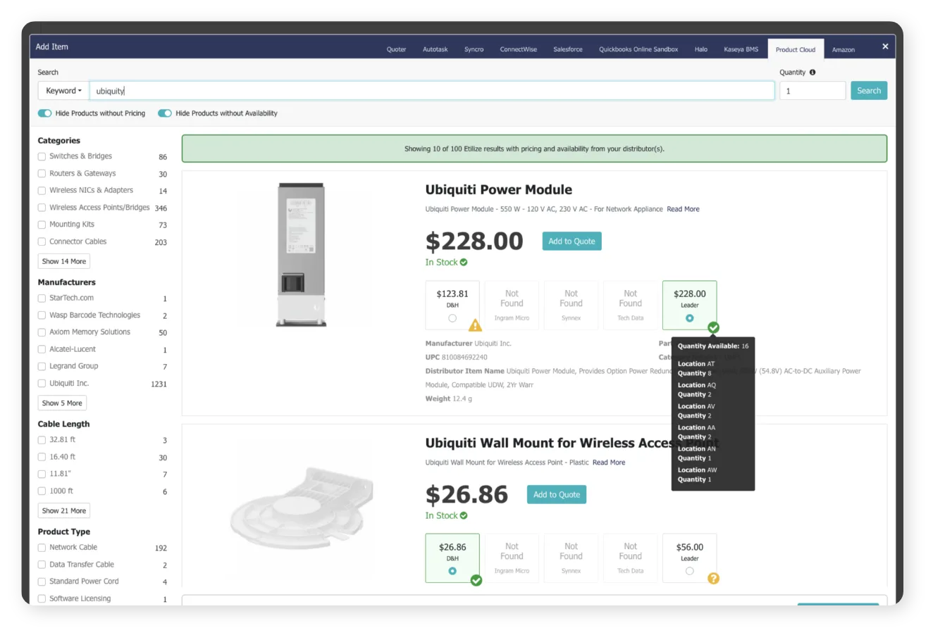 From request to accepted proposal screenshot