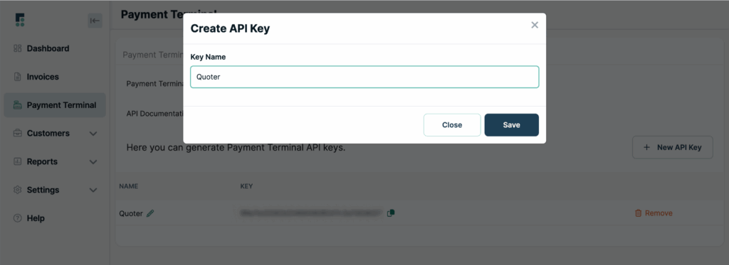 Name the FlexPoint-created key Quoter