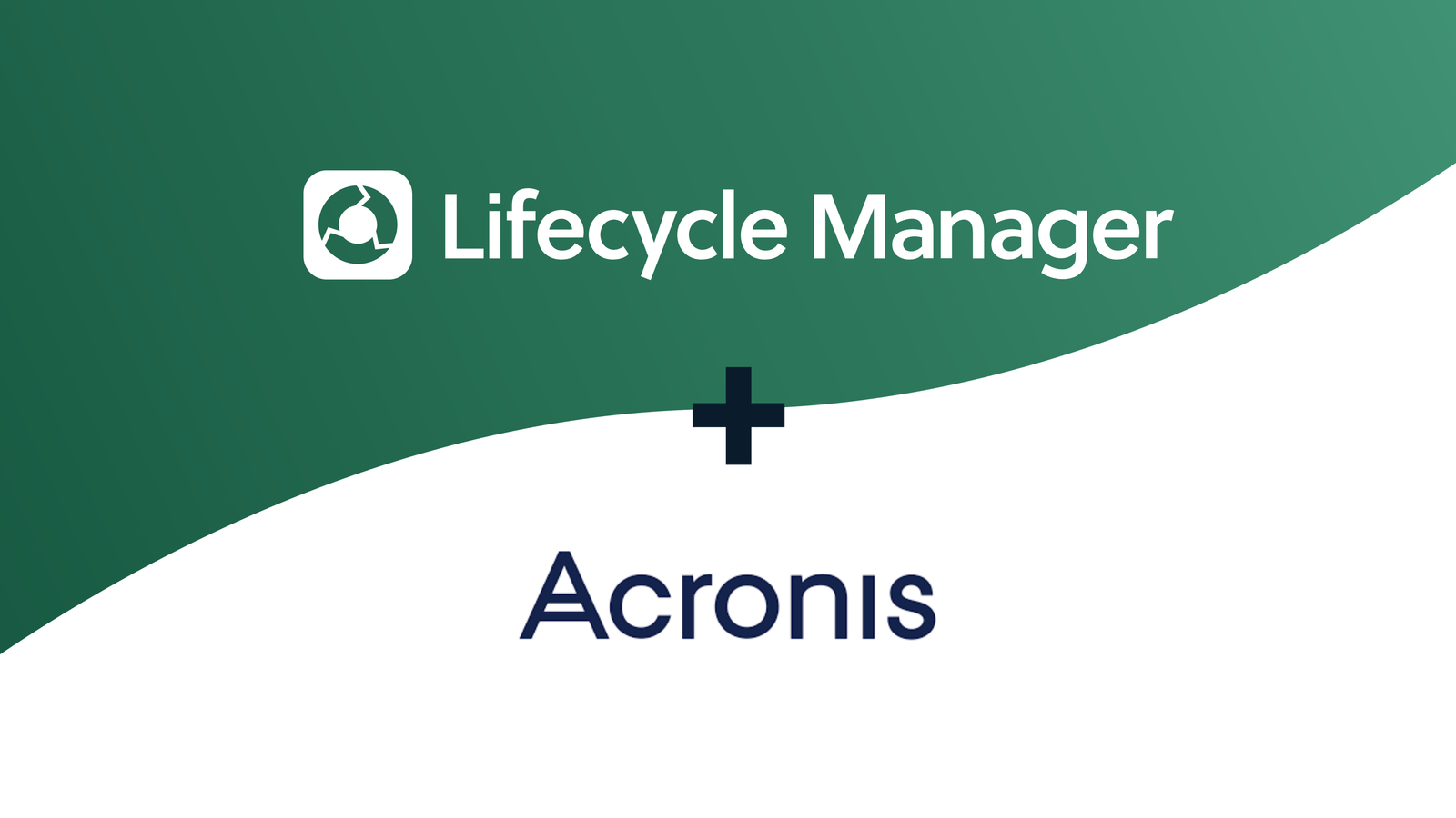 Lifecycle Manager and Acronis Integration