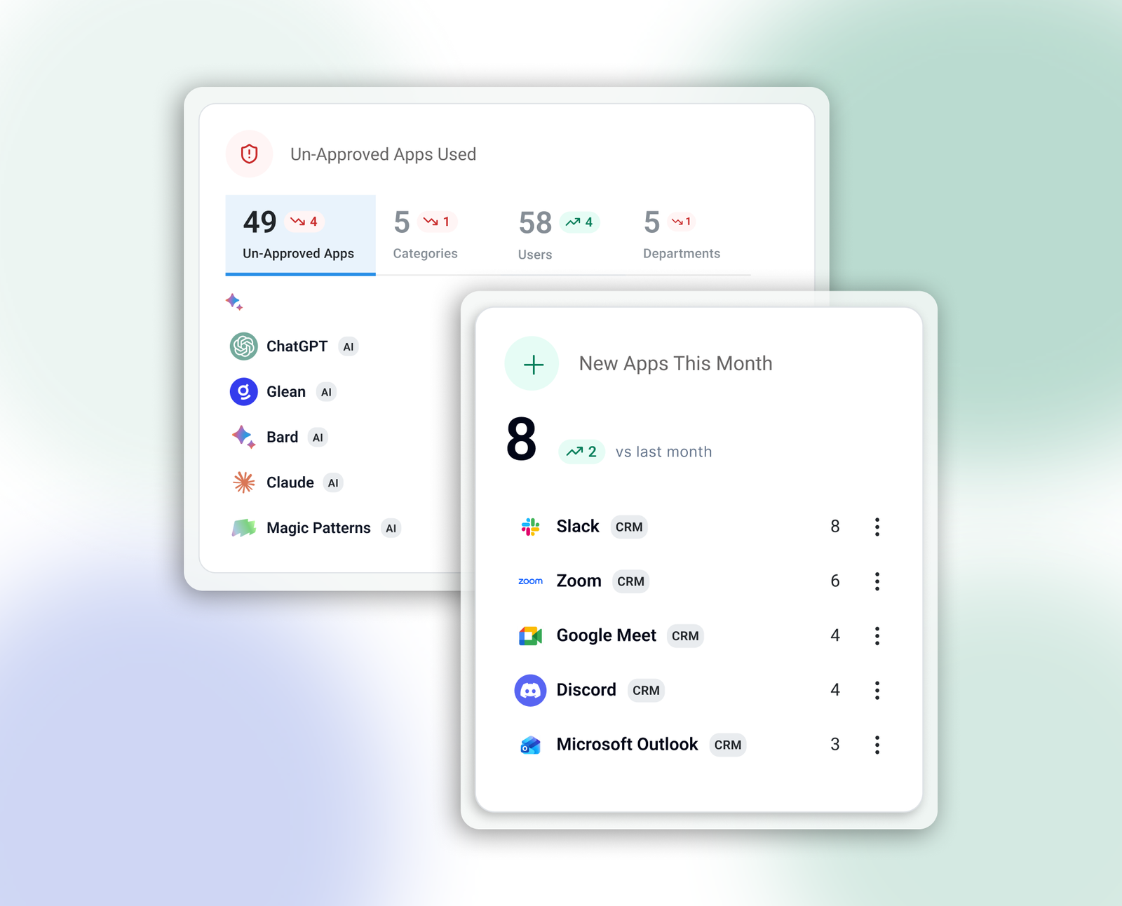Screenshot of SaaS Management in Lifecycle Manager