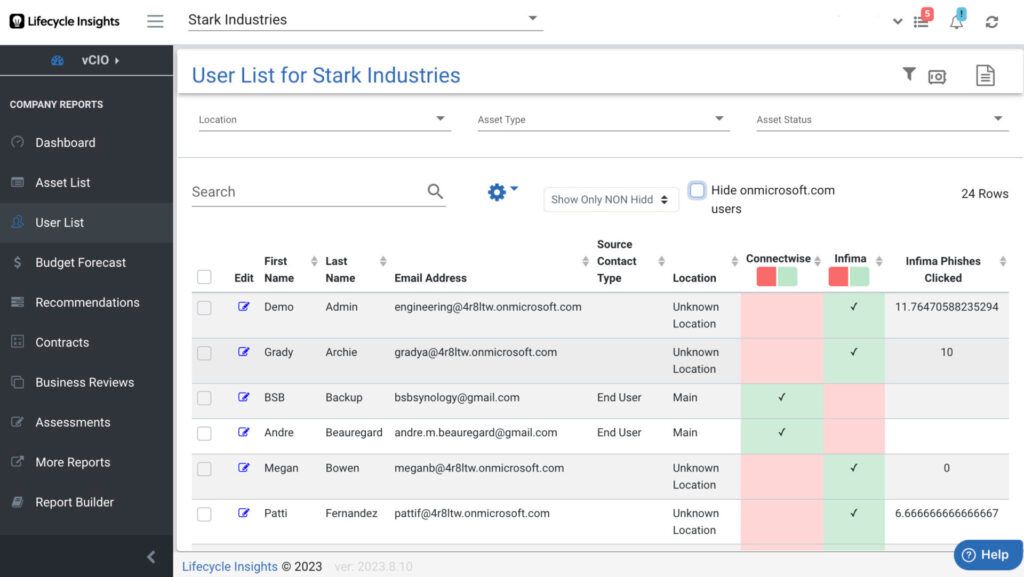 infima-now-integrates-with-lifecycle-insights inline image 21