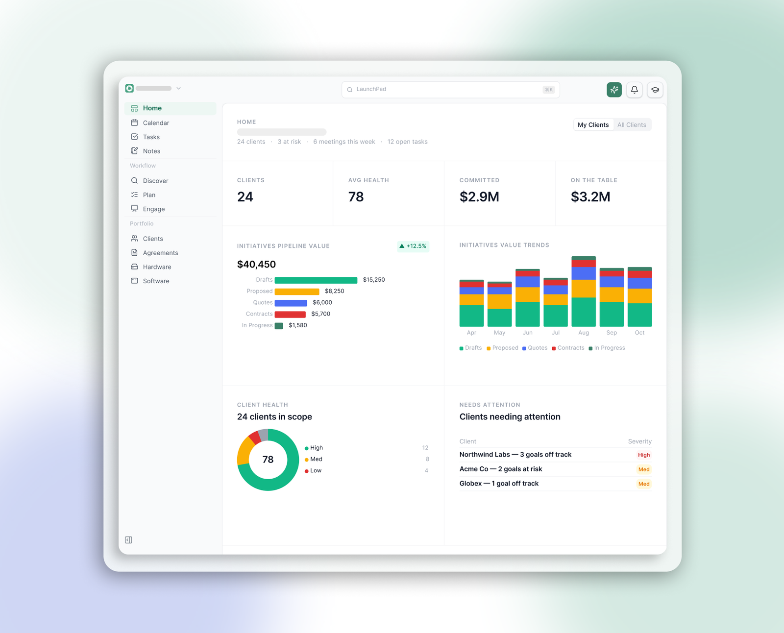 Screenshot of redesigned Lifecycle Manager UI