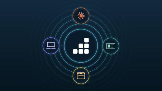 Abstract MCP diagram connecting AI, documentation, applications, and ScalePad systems.