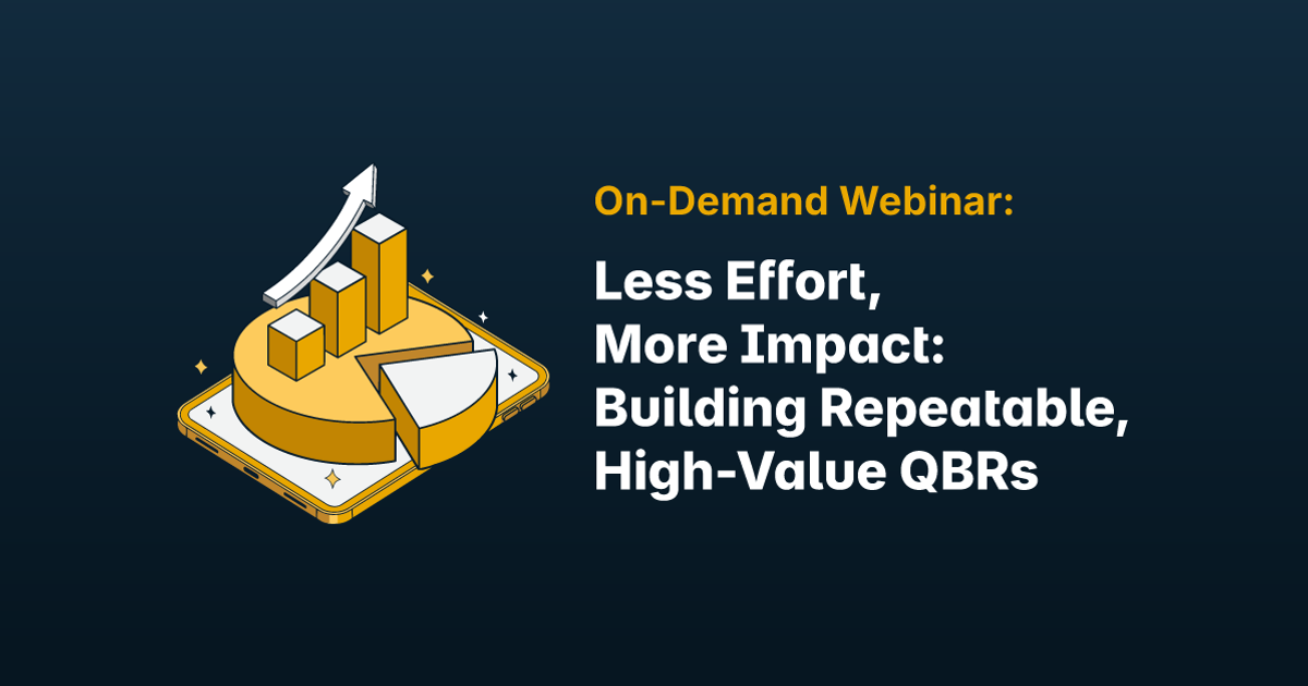 Less Effort, More Impact: Building Repeatable, High-Value QBRs | ScalePad Webinar — ScalePad event banner