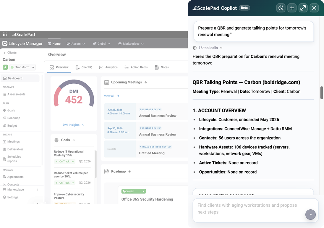 ScalePad Copilot QBR
