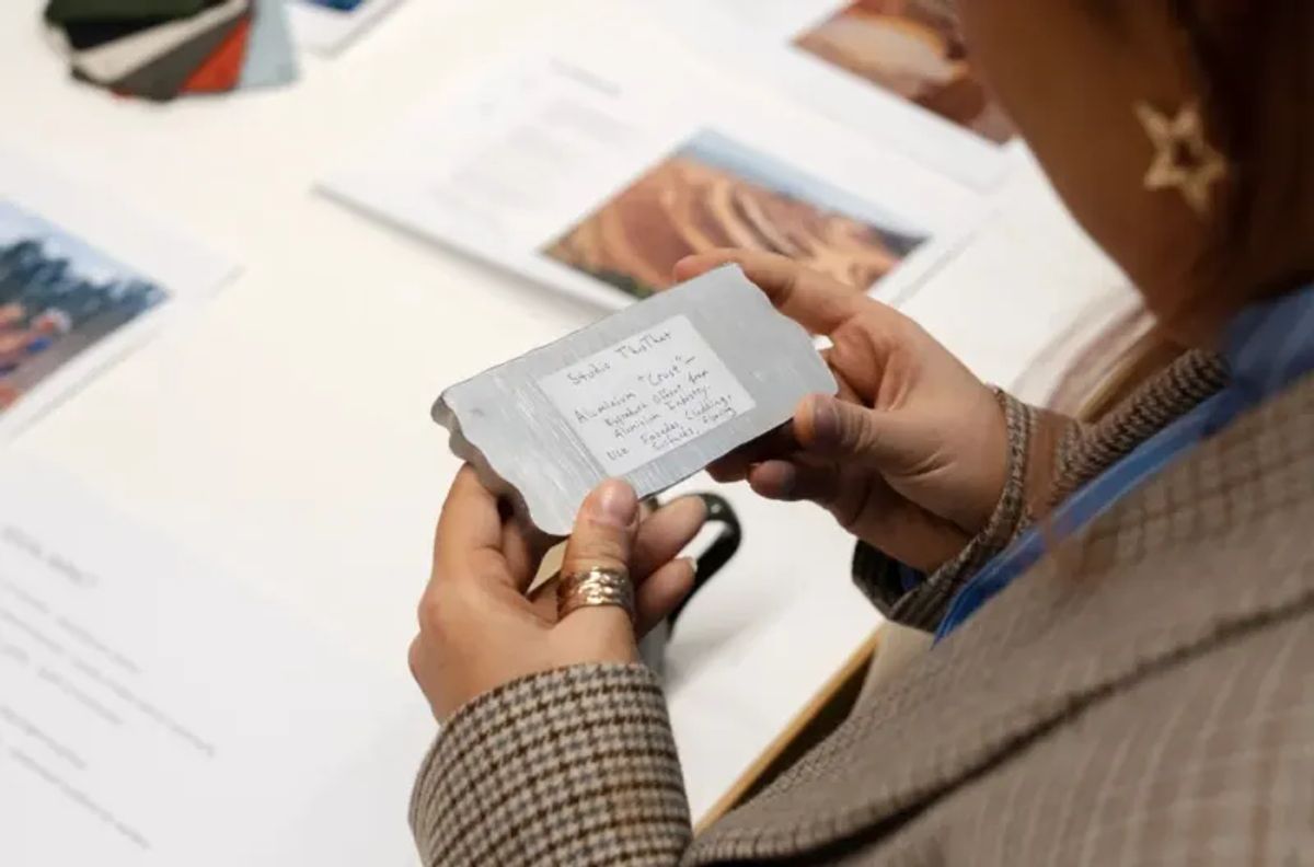 Material lab workshop exploring innovative materials and their practical applications