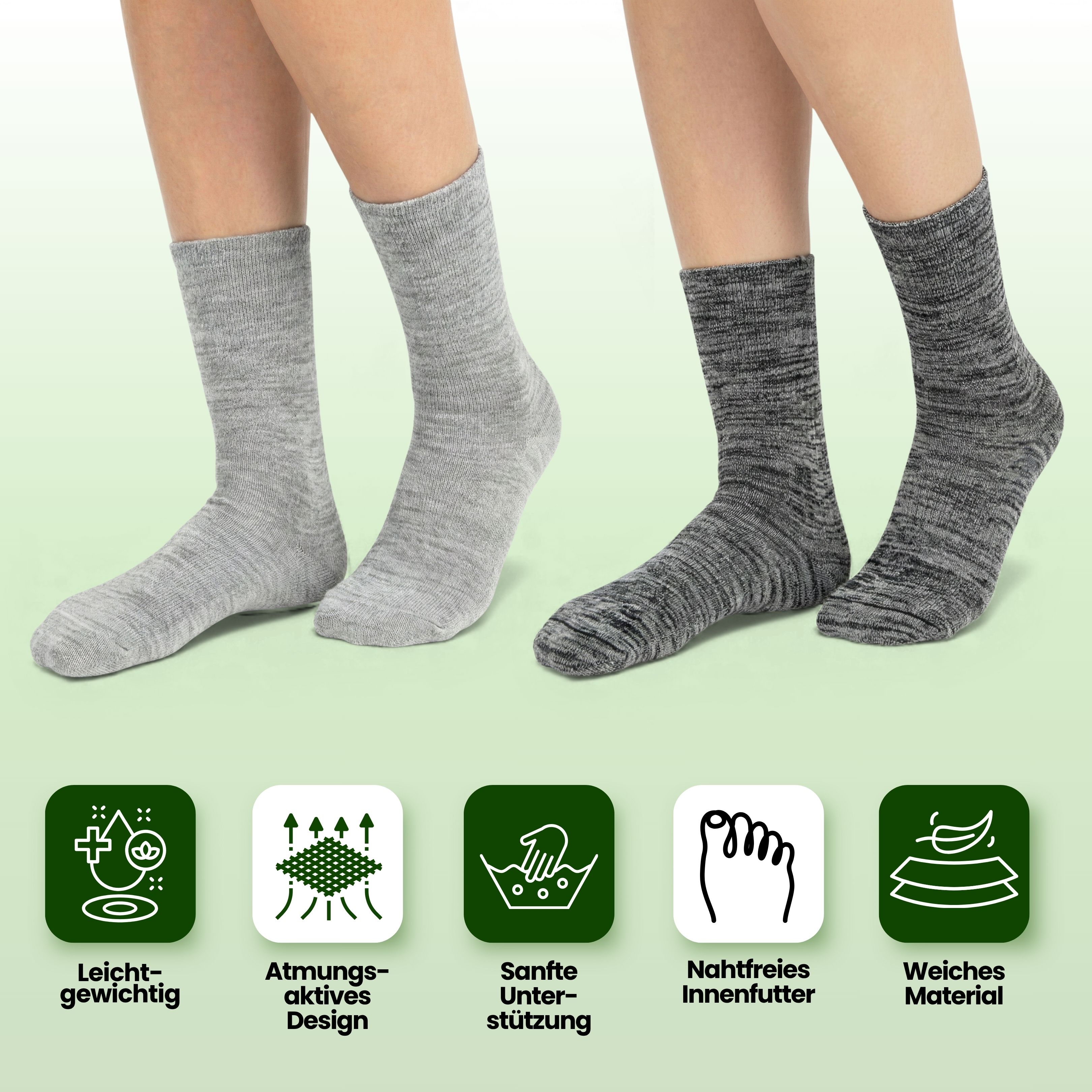 Warum Casual-Komfortsocken?