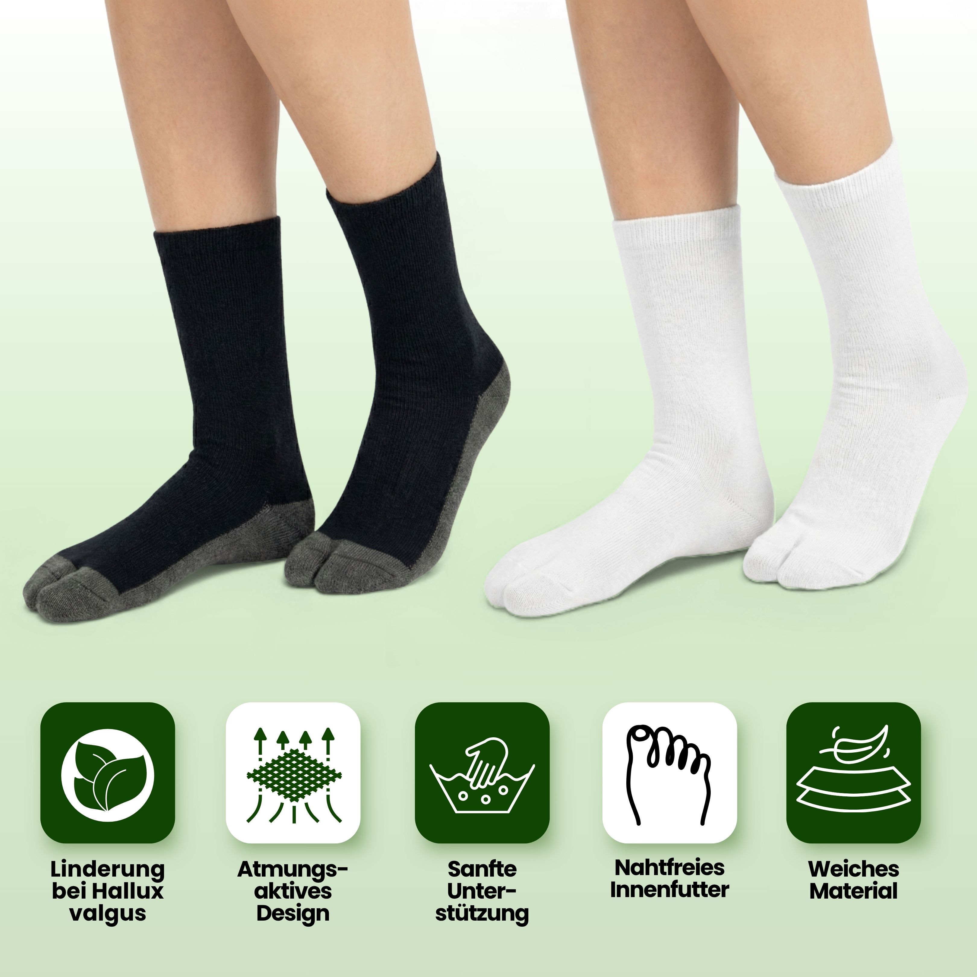 Warum Socken zur Ballenentlastung?