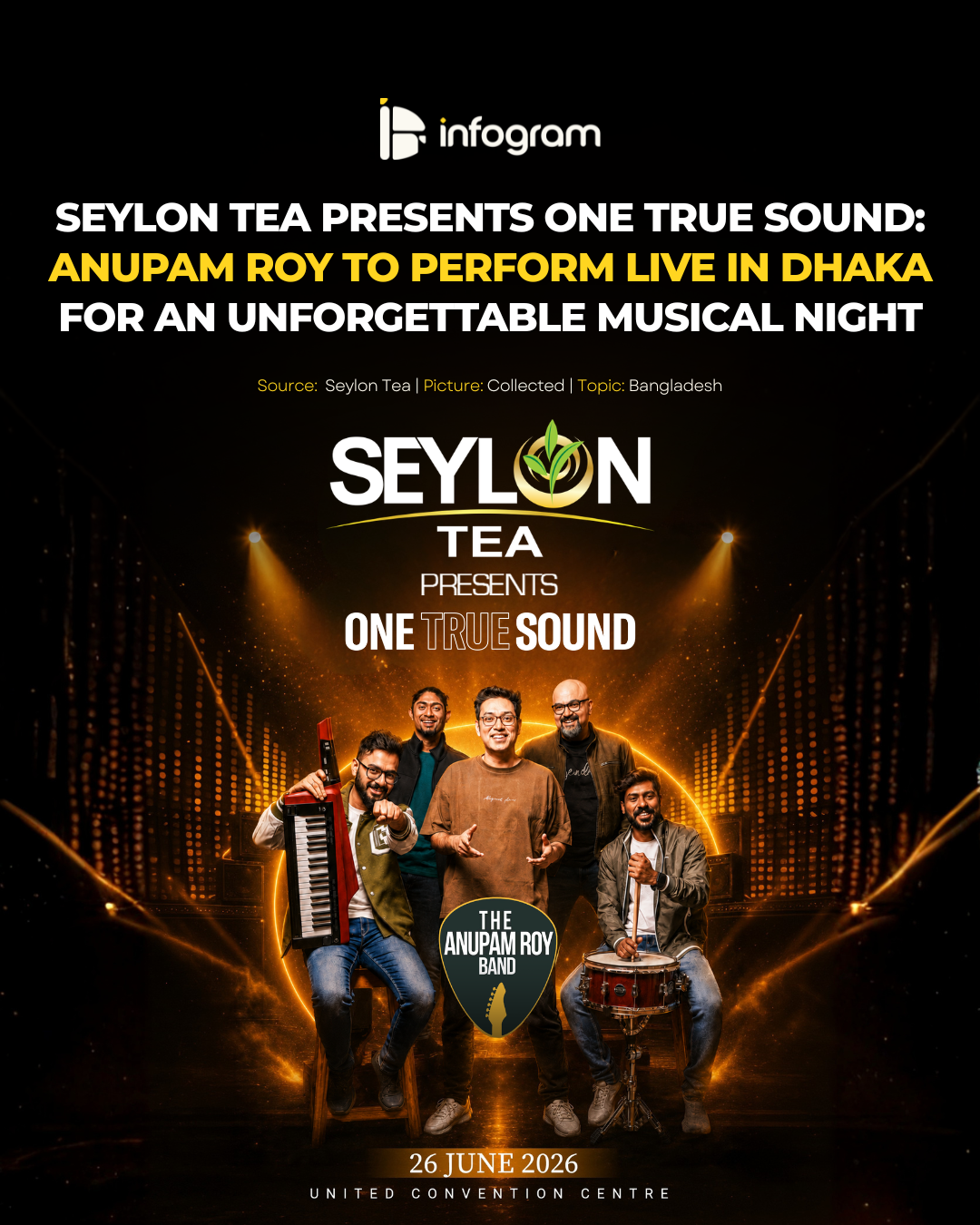 Social card for Seylon Tea Presents One True Sound: Anupam Roy To Perform Live in Dhaka for an Unforgettable Musical Night