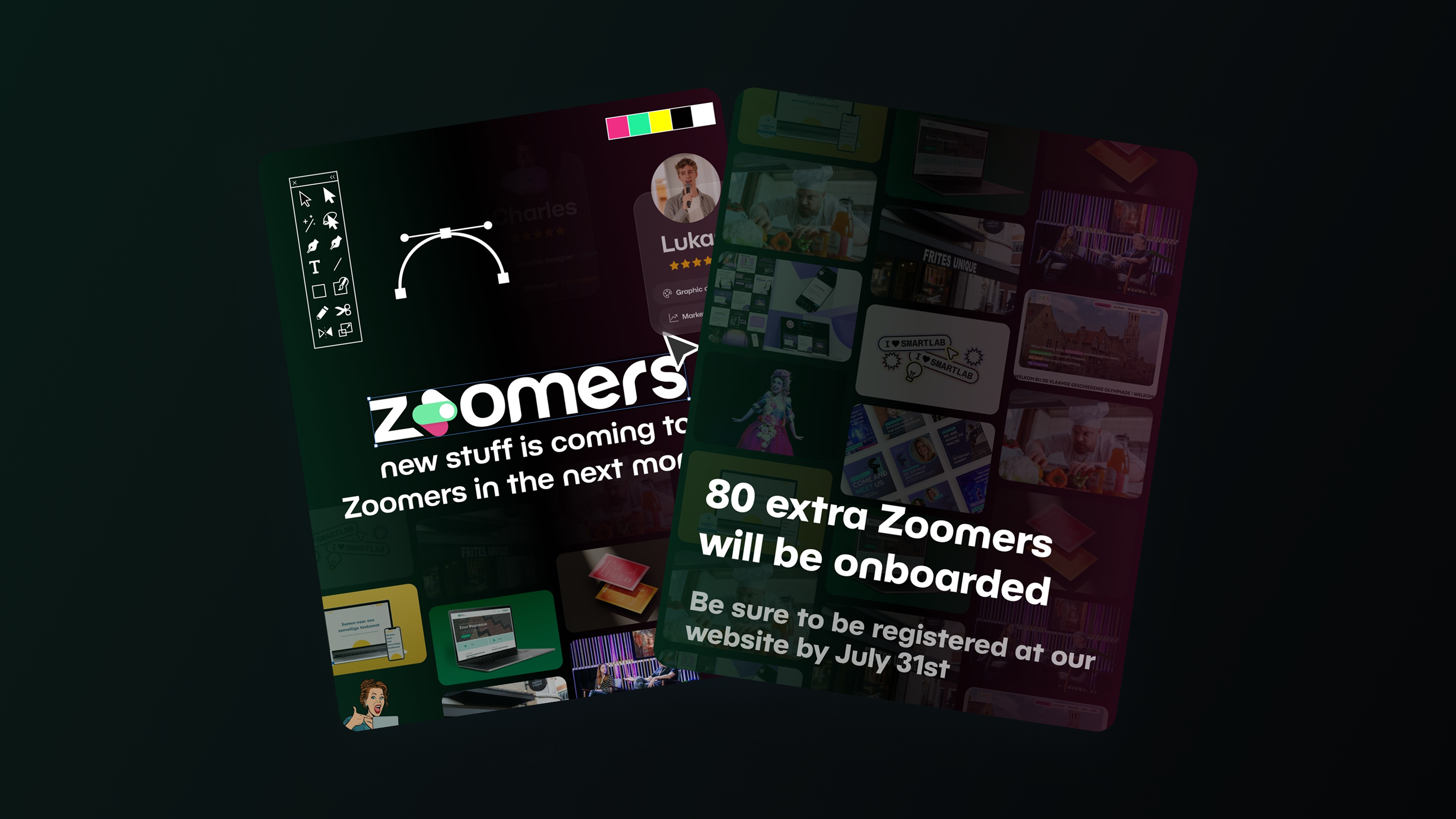 Zoomers Social Media Designs