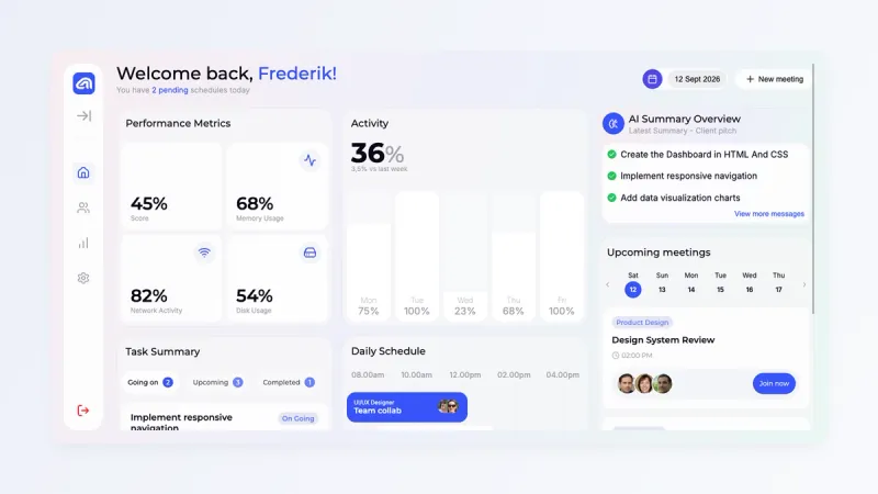 Productivity Dashboard