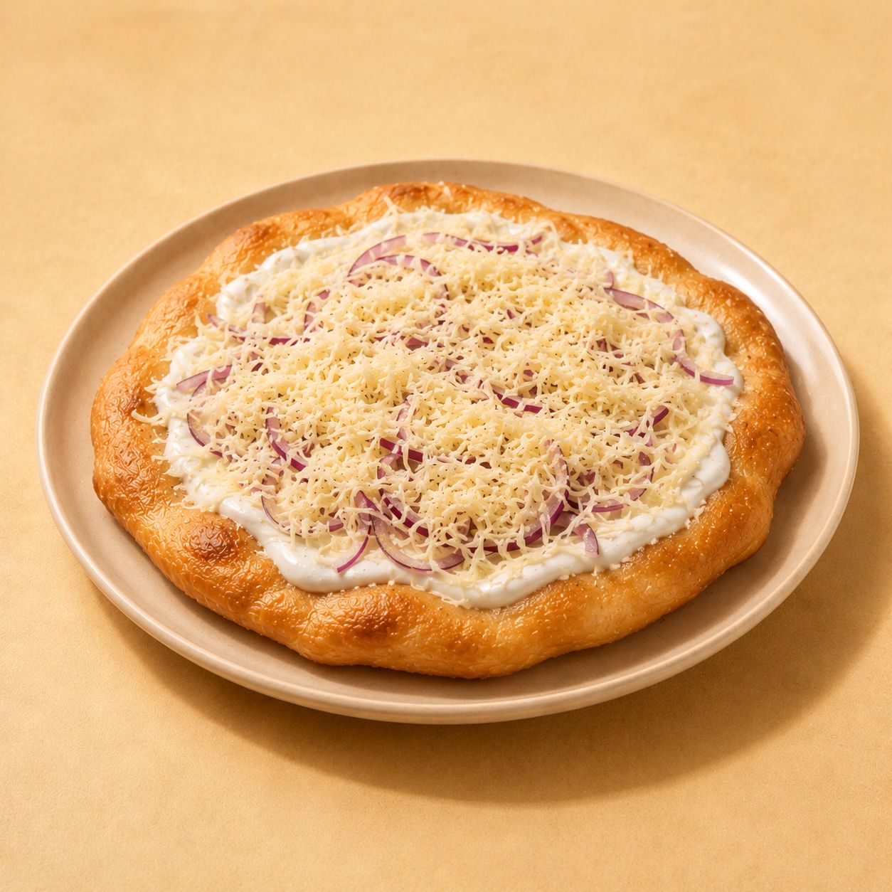 Lángos mit extra Käse