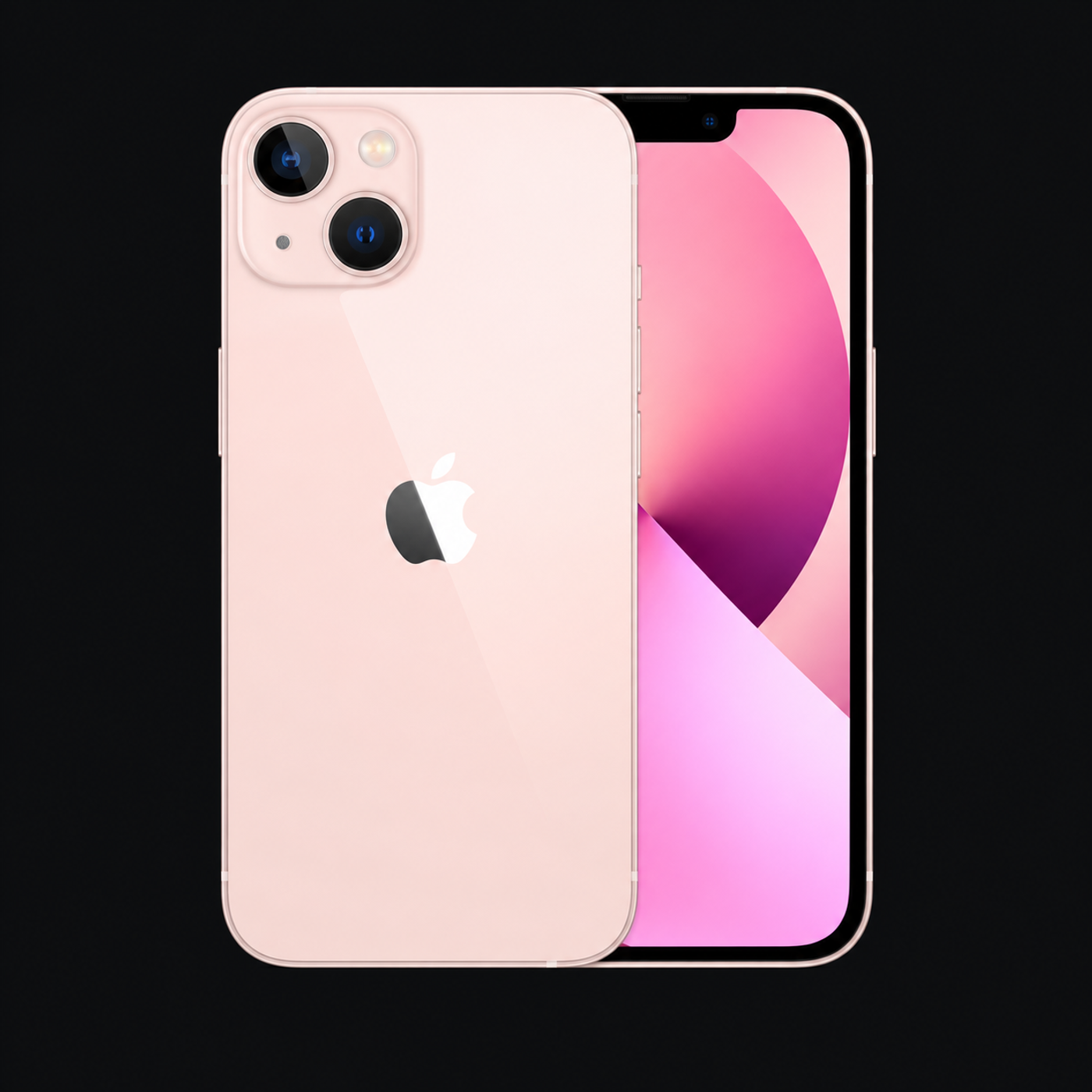 iPhone 13 — Roze (productillustratie) — AI-productillustratie