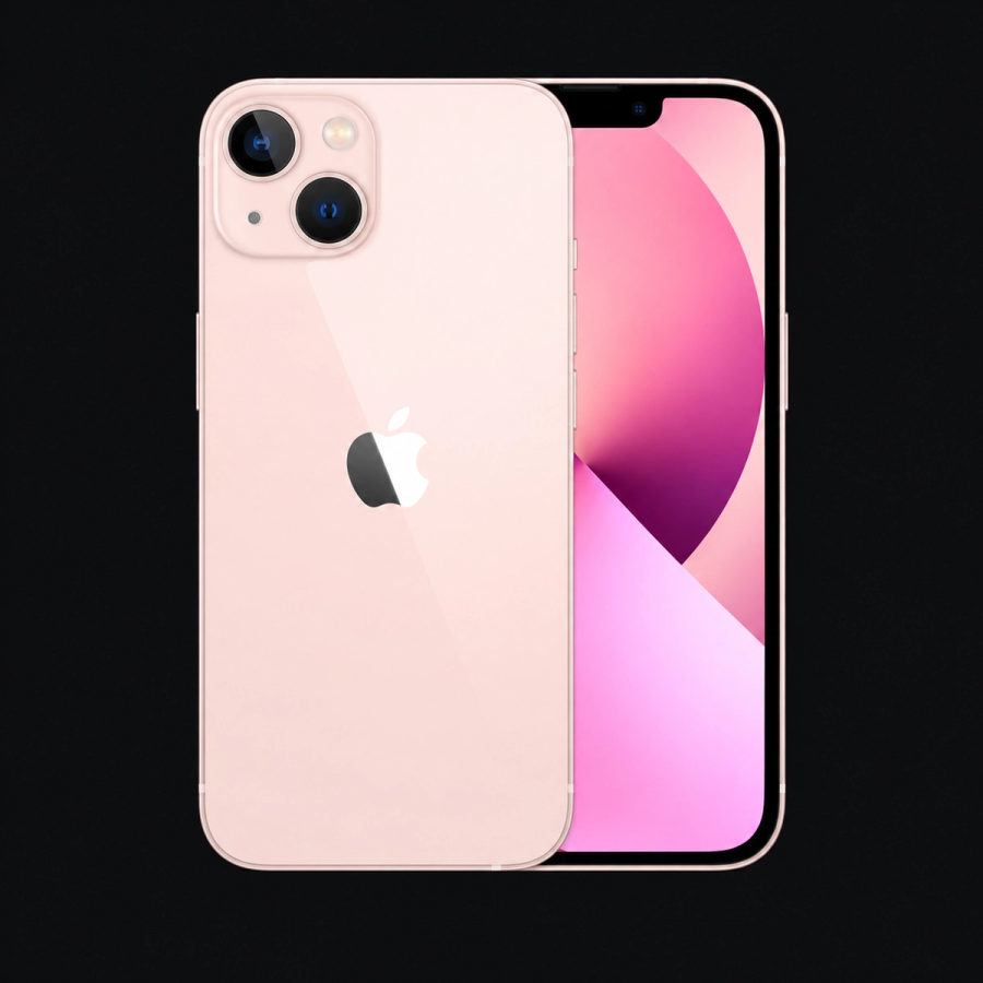 iPhone 13 — Roze (productillustratie) — AI-productillustratie