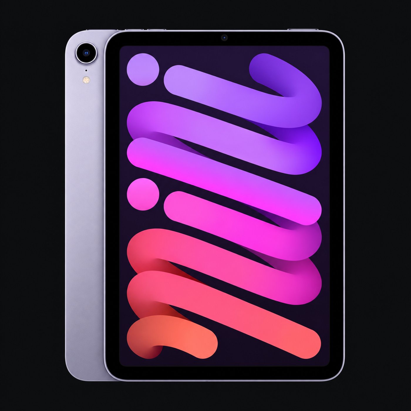iPad mini (6e generatie) — Paars (productillustratie) — AI-productillustratie