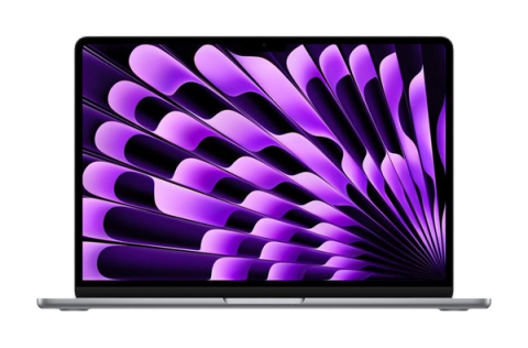 MacBook Air 13 inch (M3, 2024) — Spacegrijs (productillustratie)