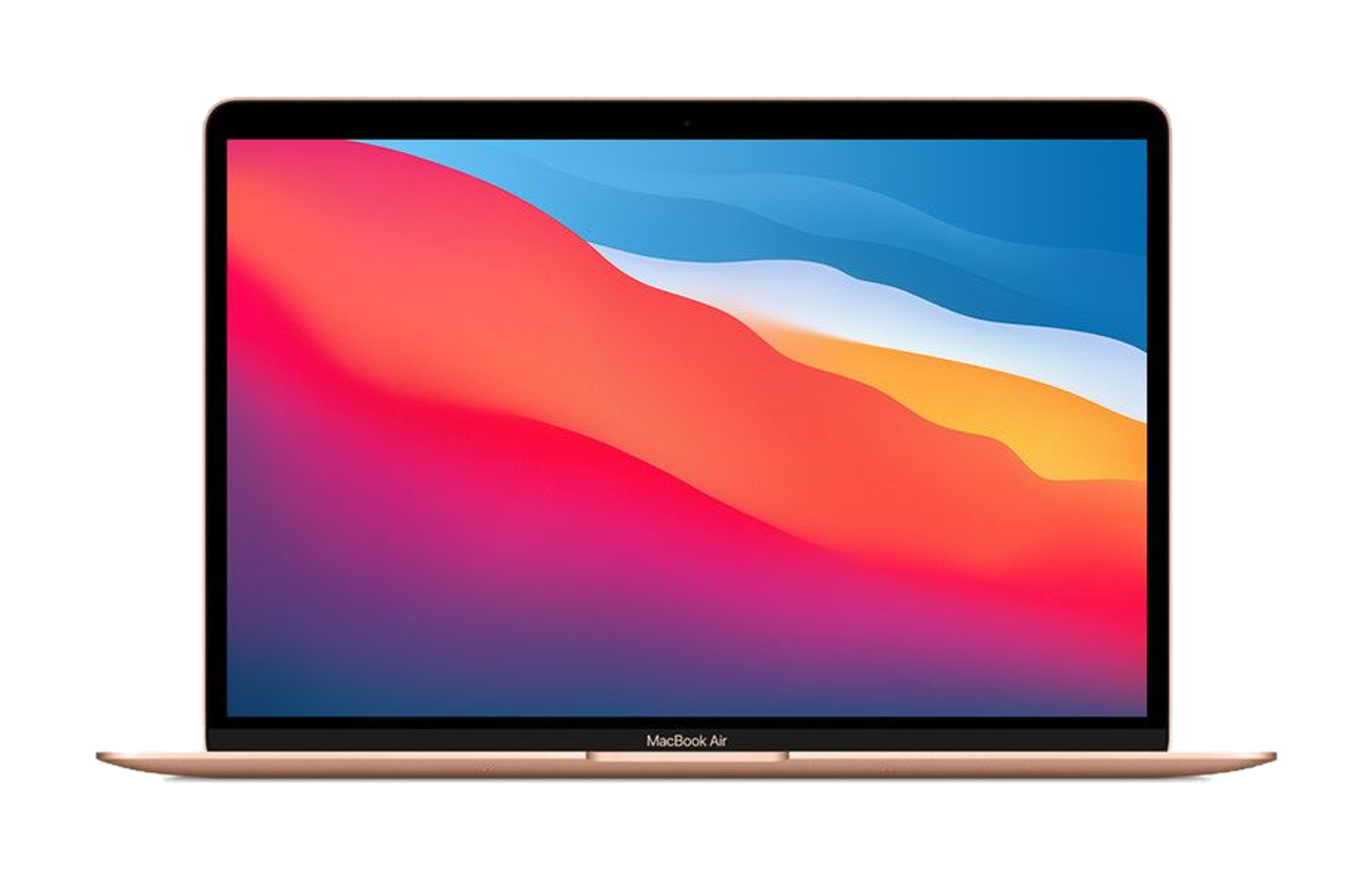 MacBook Air 13 inch (M1, 2020) — Goud (productillustratie)
