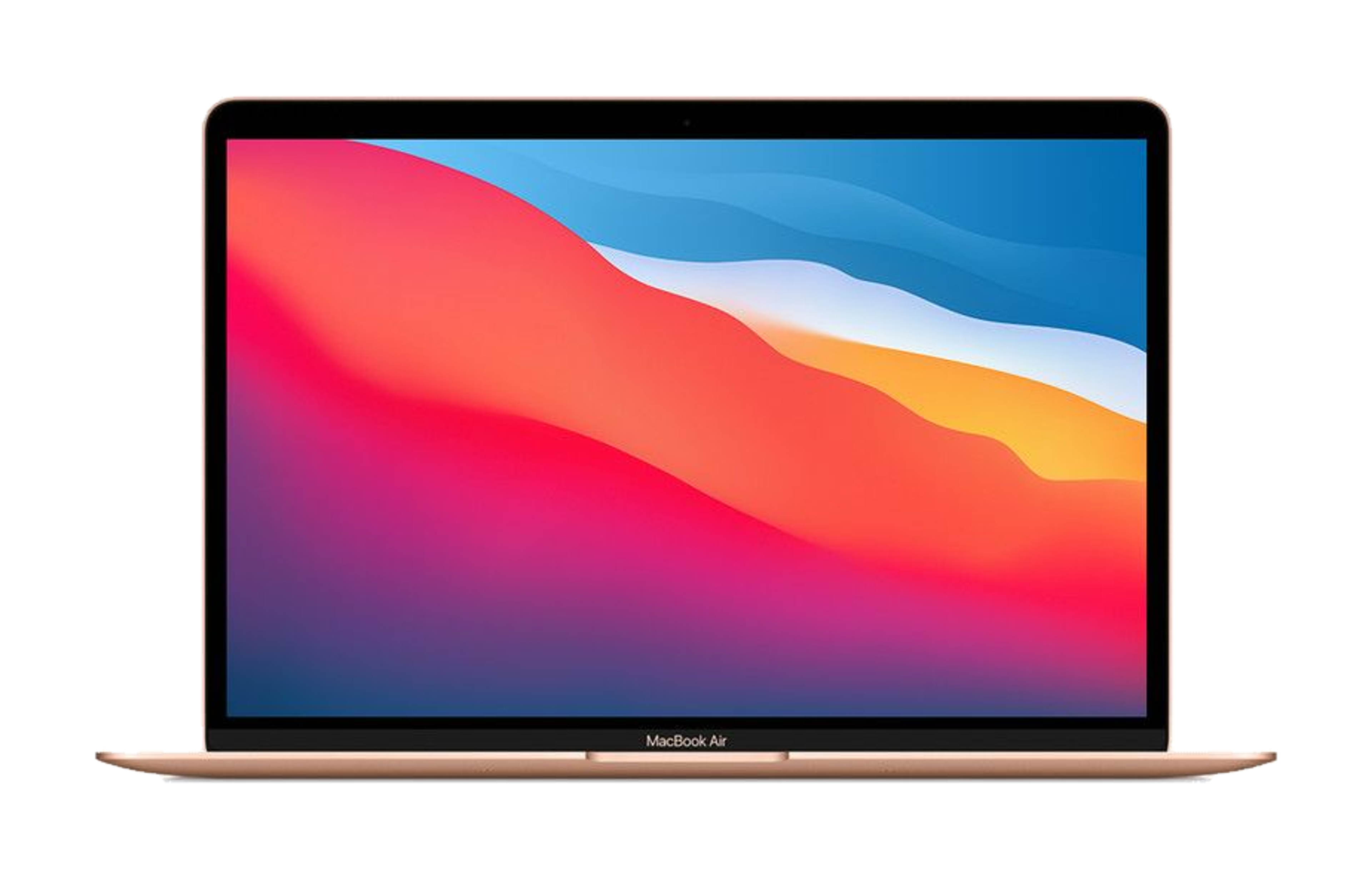 MacBook Air 13 inch (M1, 2020) — Goud (productillustratie)