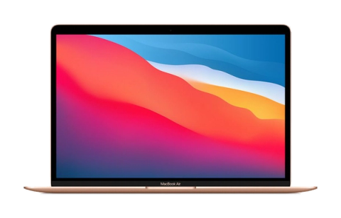 MacBook Air 13 inch (M1, 2020) — Goud (productillustratie)