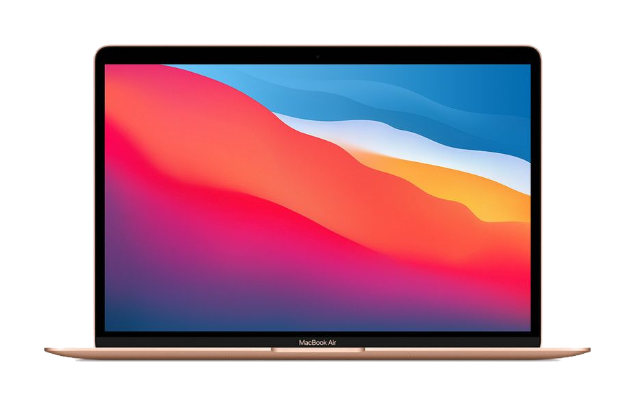 MacBook Air 13 inch (M1, 2020) — Goud (productillustratie)