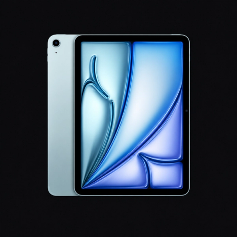 iPad Air 11 inch (M2) — Blauw (productillustratie) — AI-productillustratie