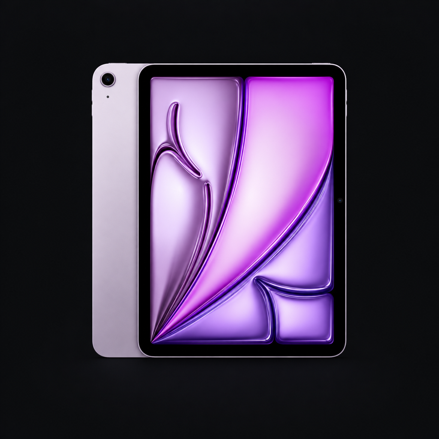 iPad Air 11 inch (M2) — Paars (productillustratie) — AI-productillustratie