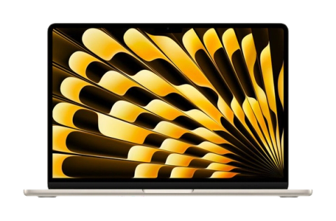 MacBook Air 13 inch (M3, 2024) — Sterrenlicht (productillustratie)