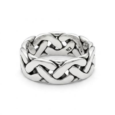 Anillo Unisex de Eslabones Entrelazados