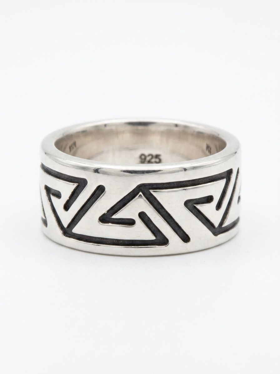 Anillo de Hombre Estilo "Grecas"