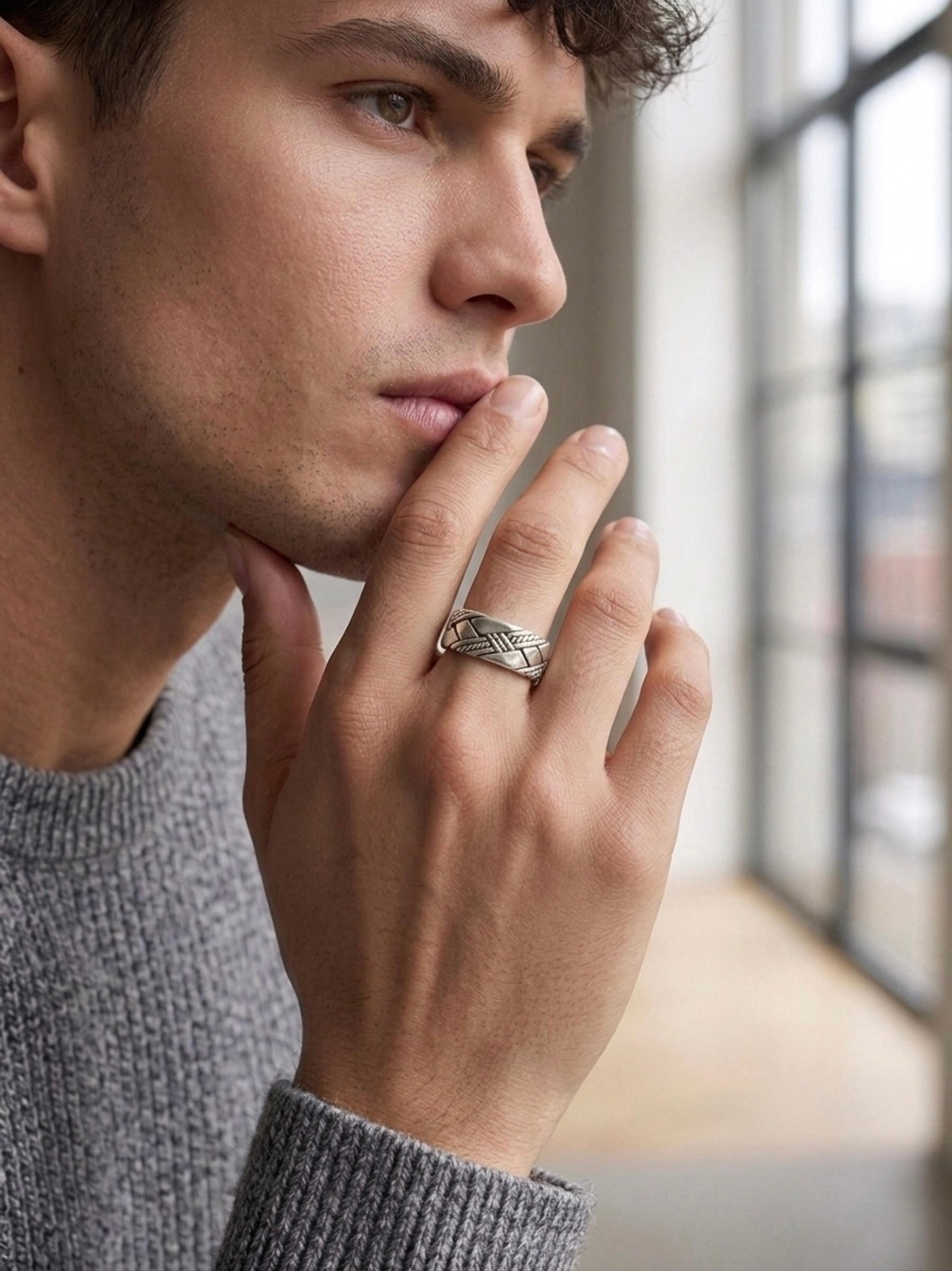 anillo hombre