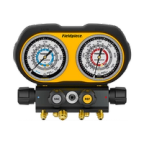 Manometr analogowy 4-portowy (R134a/R404A/R407C/R448A) zdjęcie 1