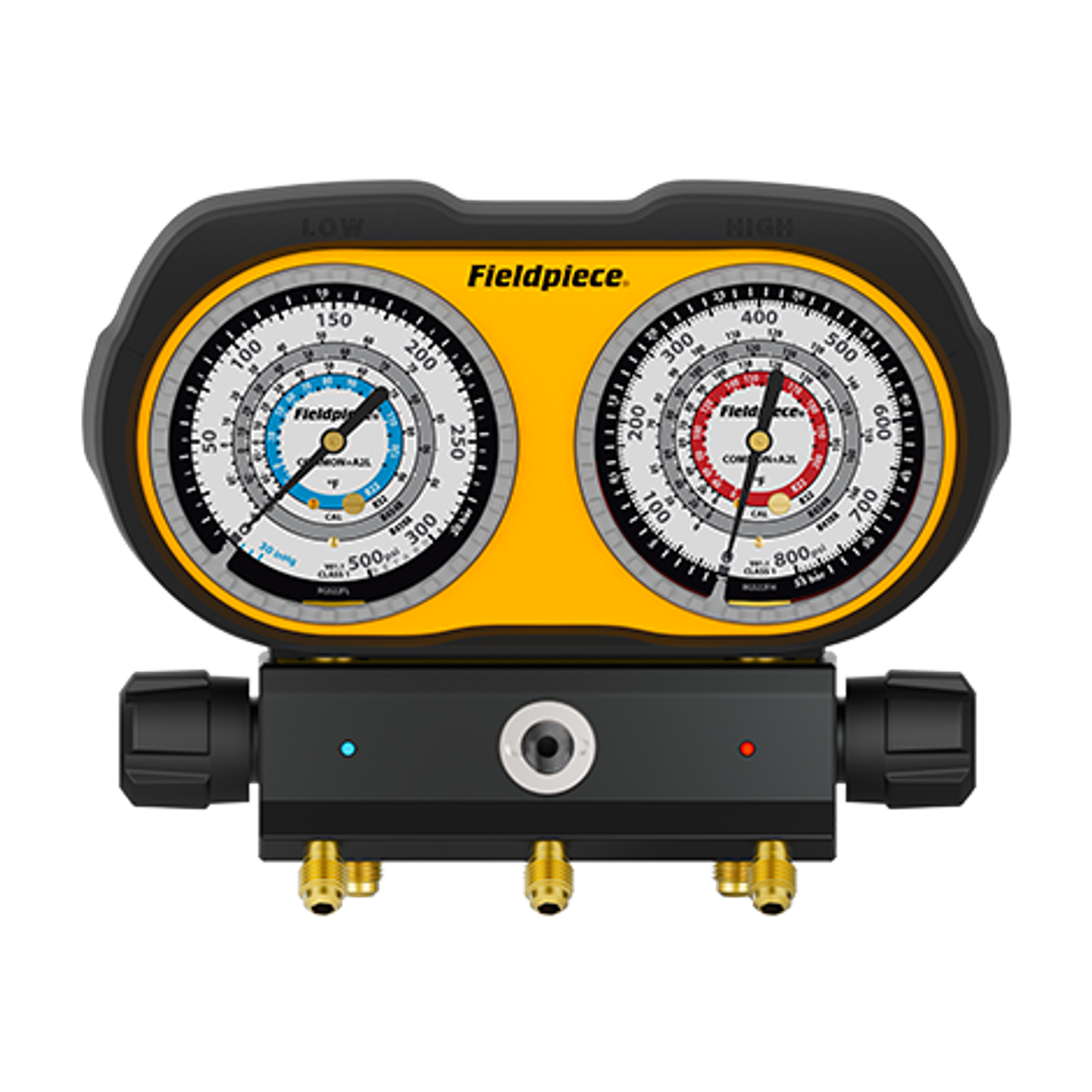 Manometr analogowy 3-portowy (R290/R600/R600a/R1270)