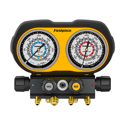 Manometr analogowy 4-portowy (R290/R600/R600a/R1270)