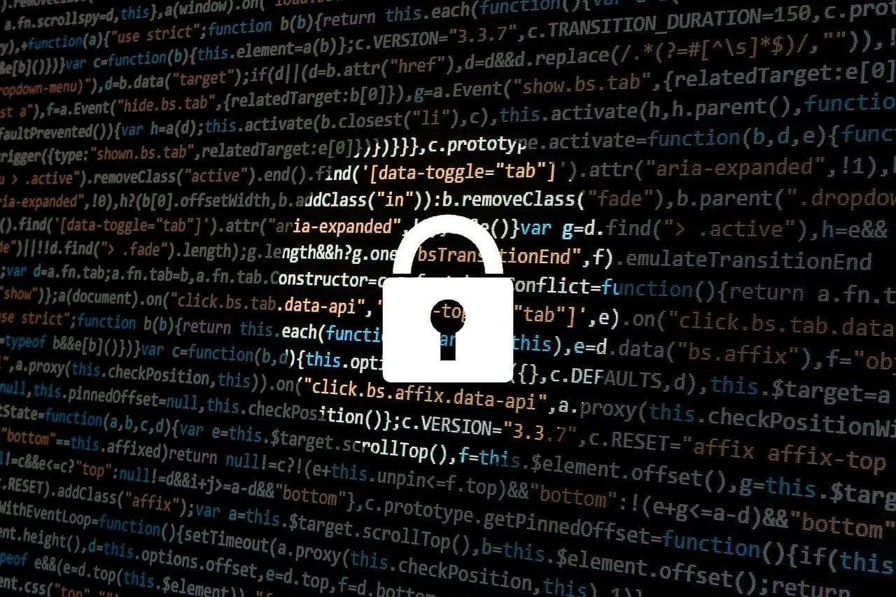 Cybersecurity and data protection concept.