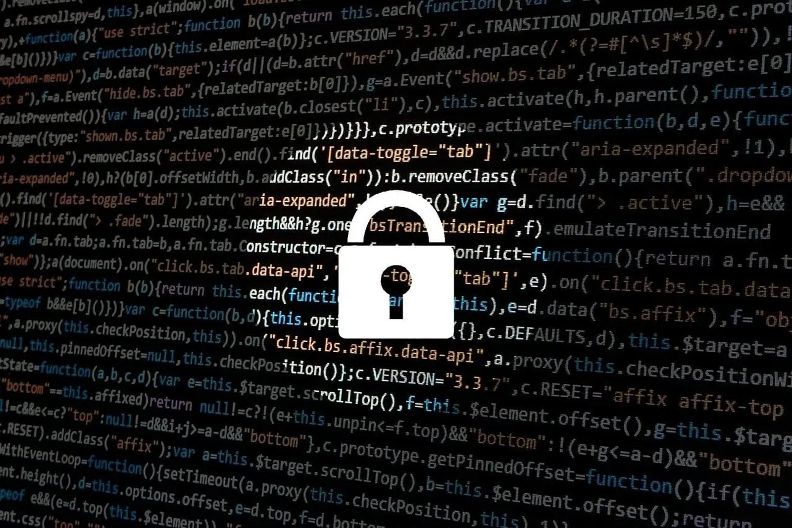 Cybersecurity and data protection concept.