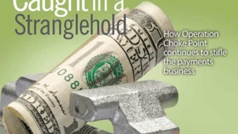 Transaction Trends magazine cover about payments industry pressure.